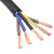 电缆RVV2芯3芯4芯5芯0.75/1/1.5/2.5/4平方护套信号线电源线定制 RVV4芯2.5平方一米