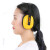众安降噪隔音耳罩睡眠学习听力工业工作装修防噪音HF601-1黄