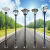 太阳能灯led路灯3米3.5米4小区道路景观灯室外防水高杆灯 款式二(送光源+预埋件)