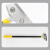 海斯迪克 重型加厚铝头铲刀 玻璃地板美缝剂清洁刮刀 短款30cm HKT-317