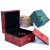 复古首饰盒翡翠锦盒玉器盒子吊坠收纳盒玉手镯玉石文玩包装盒 红色盘扣手镯盒