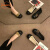 鞋柜（shoebox）达芙妮集团旗下法式平底单鞋女玛丽珍鞋女鞋子24春夏一脚蹬浅口 米白色 35