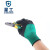 星工（XINGGONG） 浸胶手套 乳胶挂胶半挂防滑耐磨防油胶皮工业劳保手套 XGS-J2（1付）