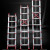伸缩梯子直梯加厚铝合金升降梯子梯阁楼梯4-12米单面工程梯子 款9米使用高度8.1米5mm 伸缩直梯
