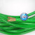 绿钢丝绳包塑葡萄架遮阳网搭大棚牵引百香果猕猴桃细软晾衣绳 6毫米粗一盘30公斤约400米20卡头