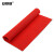 安赛瑞 PVC防滑地垫 卫生间走道垫脚垫 宽90cm长5m厚5mm 红色 12282