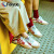飞跃（Feiyue）feiyue/飞跃ADM联名款帆布鞋2024春季款帆布鞋女低帮板鞋情侣901 白红绿905（超纤鞋面） 44 标准尺码