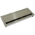 丹斯提尼办公桌铝合金穿线盒桌面金属线孔盖板带毛刷嵌入式过线装饰遮盖板 白色300x120mm
