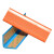 稳斯坦 WST201 安全防撞条 包边护角 包角防撞贴 墙角保护条 35*35*7mm(1.5米长橘红)