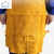 威特仕 WELDAS 44-2142 金黄色皮护胸围裙 107cm长 焊接烧焊用耐磨隔热围裙 1件 定做