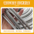 镀锌不包塑裸钢丝绳50米大棚葡萄架百香果种植钢丝软线34568mm粗 6.0重型mm-10米（扣2个）