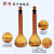 loikaw特优级透明棕色玻璃塞容量瓶A级可过检高硼硅玻璃容量瓶510205010020050010 特优级棕色2000ml(1个)
