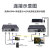 品韦HDMI高音视频光端机hdmi光纤收发器光纤延长器1080P单模单纤议价 4路HDMI+4路USB 1对