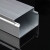 鸣固 铝合金线槽 国标加厚 铝合金方线槽 铝合金槽 线槽 20*10mm