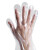 洗士多C   塑料手套防污防油透明加厚手套干净卫生不脏手手套一次性透明 100只/包
