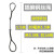 琴奋插编钢丝绳起重吊装双扣吊索具编头子起重工具钢丝绳 直径20mm1.5米 