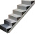  梵选 L型加厚楼梯踏步板防滑花纹钢板 可定做 单位：件 25长度1米厚度3毫米 