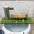 竹筒流水器太阳能水泵过滤水浆循环竹子摆件庭院鱼缸假山养鱼创意 本色带皮（竹排长75CM）无水泵