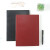 申士 SHEN SHI J12-35酒红色软面笔记本子A4/100张 工作会议记事本文具办公用品