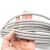 卧虎藏龙 304不锈钢透明包塑钢丝绳 涂塑钢丝绳带皮PVC钢丝绳包胶绳 4mm/7*19/304包塑 