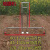 地膜覆盖机地膜机盖薄膜机器铺膜覆膜机多功能农用手拉式工具 0.6-0.8米任意调节
