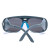 添新焊友 电焊眼镜 可拆卸焊工用打磨防强光防飞溅护目镜 灰色 1副