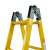 绝缘人字梯玻璃钢电工绝缘高低凳伸缩电力通信工程升降关节折叠梯 关节梯展开5米