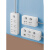 梦茜儿单独控制插线板独立开关插座面板多孔家用排插简约大方接线板的 分控3插位 2.8米