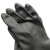 耐酸碱加厚耐磨化工劳保橡胶手套黑色加长防滑防水工业防腐蚀 米白色45公分A-1 威蝶 均码