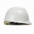 安小侠 安全帽ABS工地防砸高空工程施工抗冲击工业头盔 领导监理安全帽V型常规款 白色