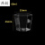 苍塑透明慕斯杯高脚布丁杯木糠杯蛋糕杯一次性塑料杯甜品台杯子 60ml六角杯50个 (h60)