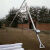 立杆机抱杆拔杆 水泥电杆人字型 三角形 独角铝合金加强型8-15米 12米杆人字形(120*4mm)