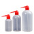 250ML-1000毫升塑料红头洗瓶子实验室耗材弯嘴尖头清洗壶pe挤出瓶 250ml
