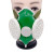 蓝炎 防粉尘防毒面具全面防护半遮防护面罩 301防尘面具口罩