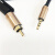 唐奇适用于小米2连接长条家庭音响3.5mm转SPDIF同轴音频线连接线 黑色0.8米【3.5mm+同