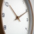 北欧钟表实木挂钟客厅简约时钟钟饰现代时尚创意个性WT.的 深木色 有秒针 16英寸