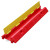 过线槽穿线橡胶PVC线槽室内外电线缆保护压线板盖线板橡胶减速带 红8