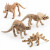 曼影（MANYING）仿真考古恐龙骨架挖掘史前哺乳动物骨头夜光模型摆件玩具定制 恐龙骨头A BL-1010 107.2g