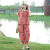 DZECOXMC女装十大品牌50岁妈妈夏装套装女2023新款洋气中老年两件套时尚大 粉色装 L 建议90-110斤