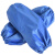者也 PVC涂层袖套 1副 深蓝色防水布料防污耐油厨房养殖工厂护袖