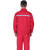先锋连 劳保工作服加厚耐磨耐脏 电力维修服长袖工装服 红色反光条套装 170