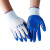 适用手套工作劳保耐磨防油胶皮防滑防水耐油胶帆布浸胶汽修防护 佳护蓝手套:12双 均码