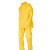 代尔塔（Deltaplus） 雨衣雨裤分体式带帽套装 防风防水防雪 户外工作服 黄色M 407003