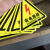 适用警示贴 三角形 安全标识牌 当心触电 贴纸 警示 黑色闪电 2x2cm