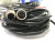 M12防水连接器插头圆头电缆线传感器接头航空插座插头4P5P8P12P 3米 PVC直头4孔母头
