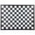 黑白棋盘格圆点光学校正网方测试卡MTFchart定制菲林片定制标定板 白底菲林 13310CM
