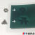 京京 定制适用绿色磁力显示卡 磁极磁力线观察片 磁路分布检测纸显影测磁纸 50*50mm