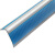 得豫工品 直角(5x2.5cm)pvc楼梯防滑条 自粘硅胶橡胶L型防滑条 包边条护角防撞压边条蓝灰1m