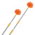金诗洛 天花板圆球刷扫帚 不锈钢可伸缩加长杆蜘蛛网天花扫 1.76米钢杆球形扫  K526