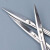 赫思迪格 JG-287 实验用剪刀 不锈钢剪 手术剪刀 直尖弯尖 多功能绷带剪手术剪 眼科直尖10cm